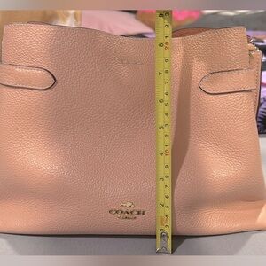 Peachy Pink Coach Hand Bag